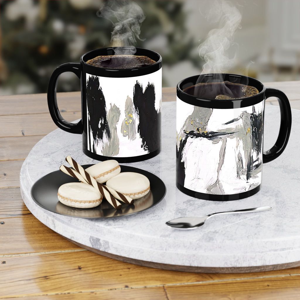 Black Coffee Mug, 11oz