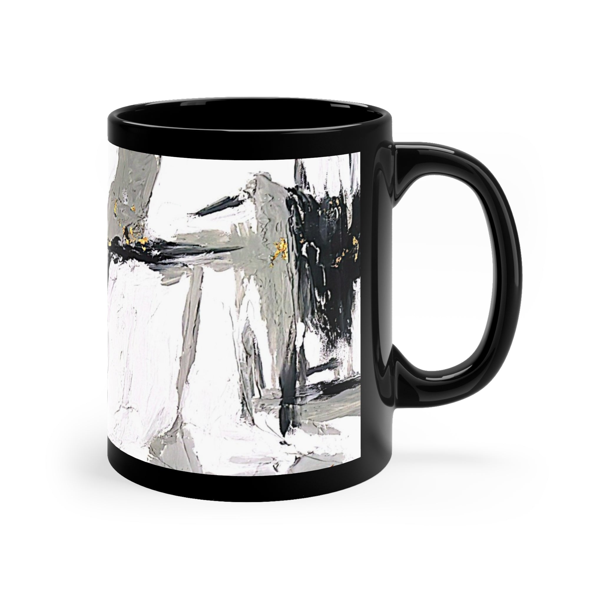 Black Coffee Mug, 11oz