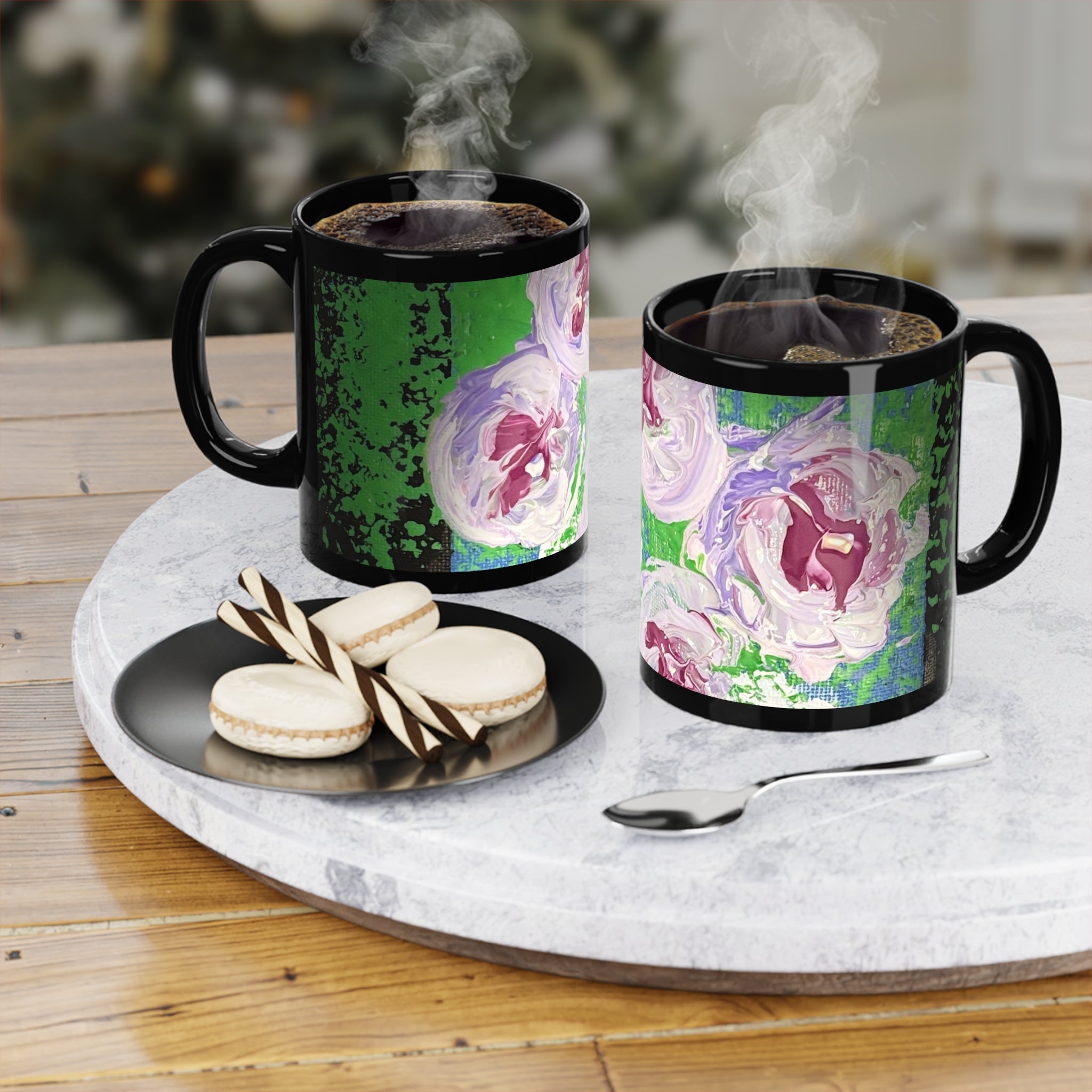Black Coffee Mug, 11oz