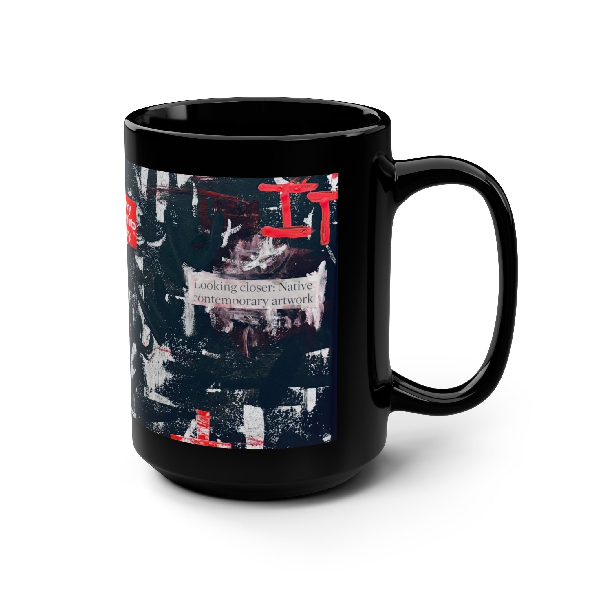 Black Mug, 15oz
