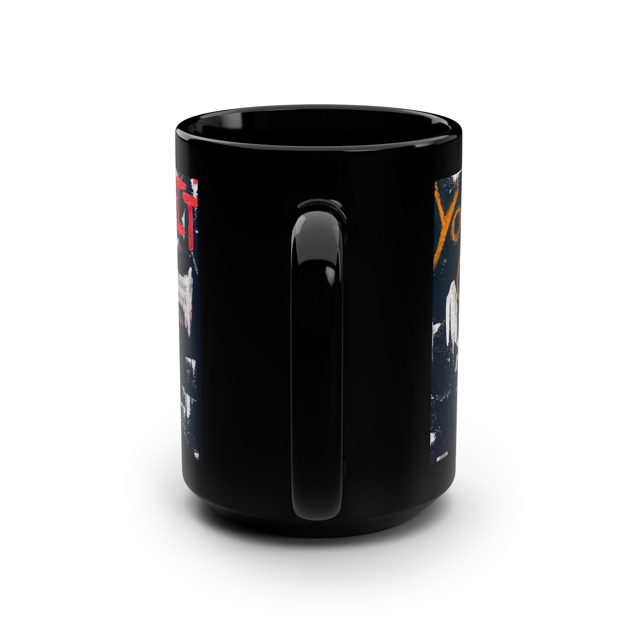 Black Mug, 15oz