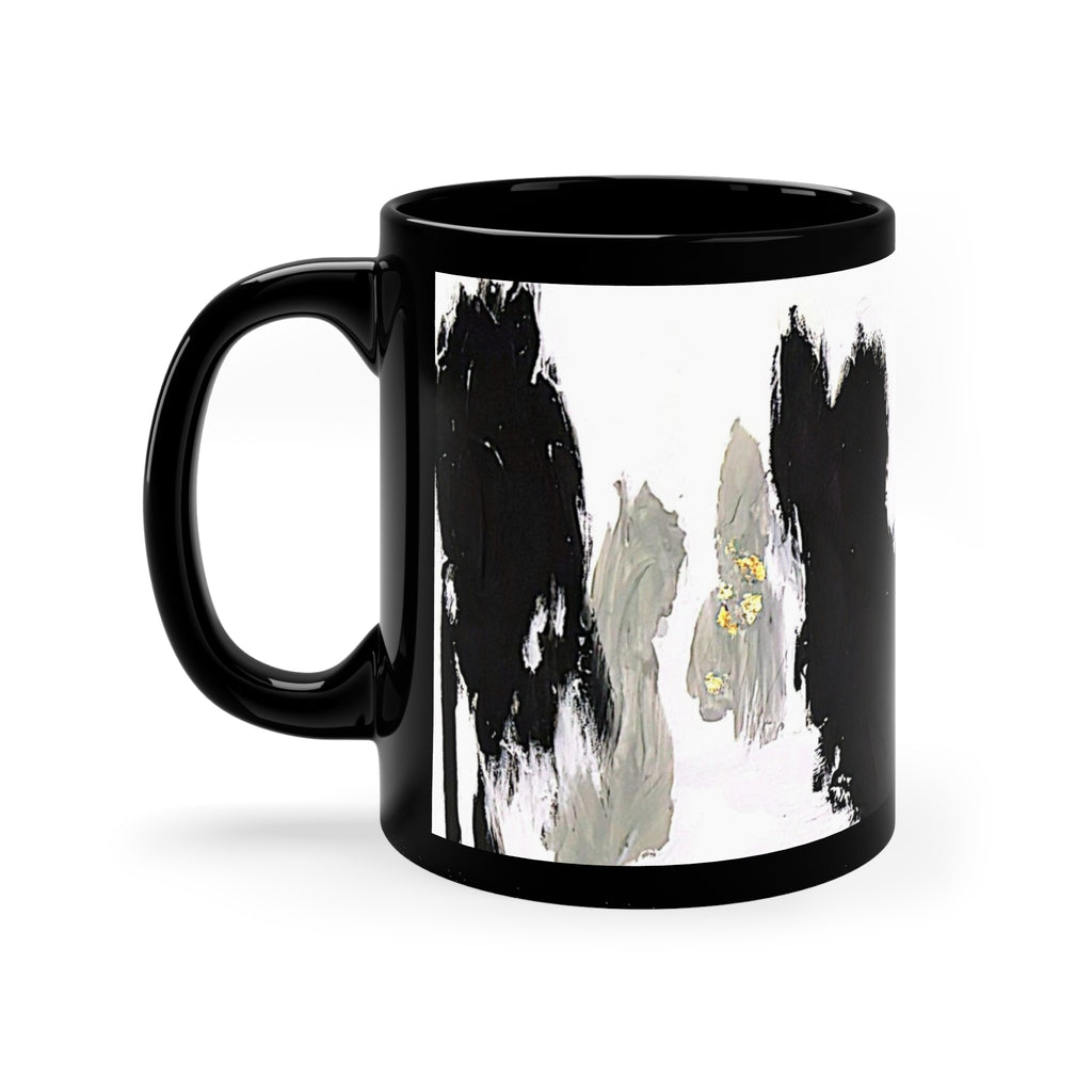 Black Coffee Mug, 11oz
