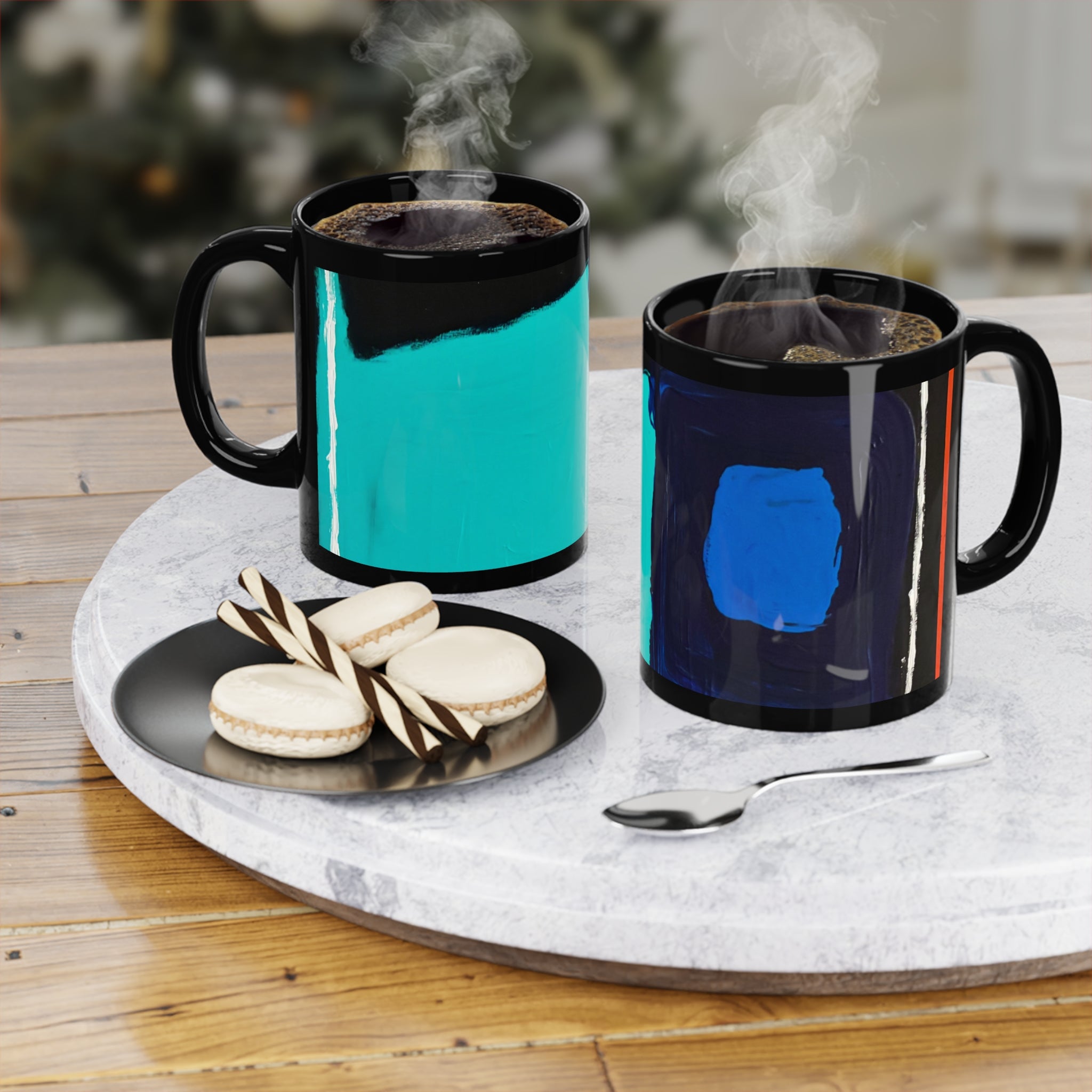 Black Coffee Mug, 11oz